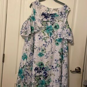 Beautiful lace dress in blues